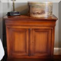 F44. Two door nightstand. 28”h x 28”w x 13”d 